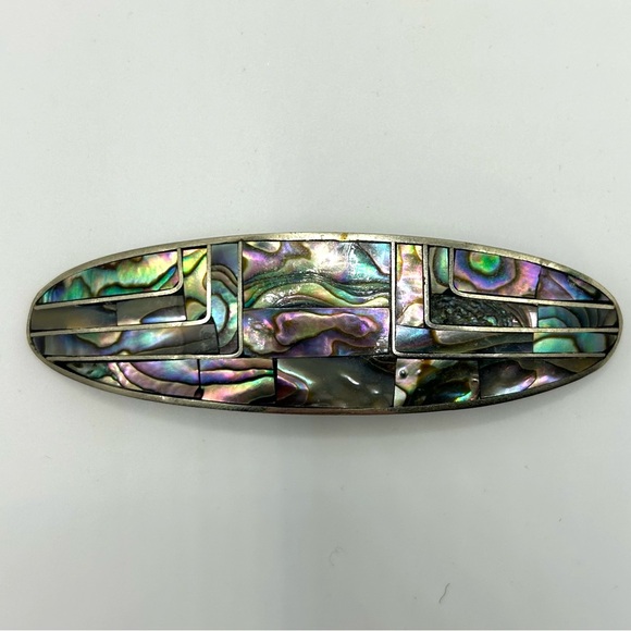 Abalone Shell Hair Clips - Picture 4 of 9